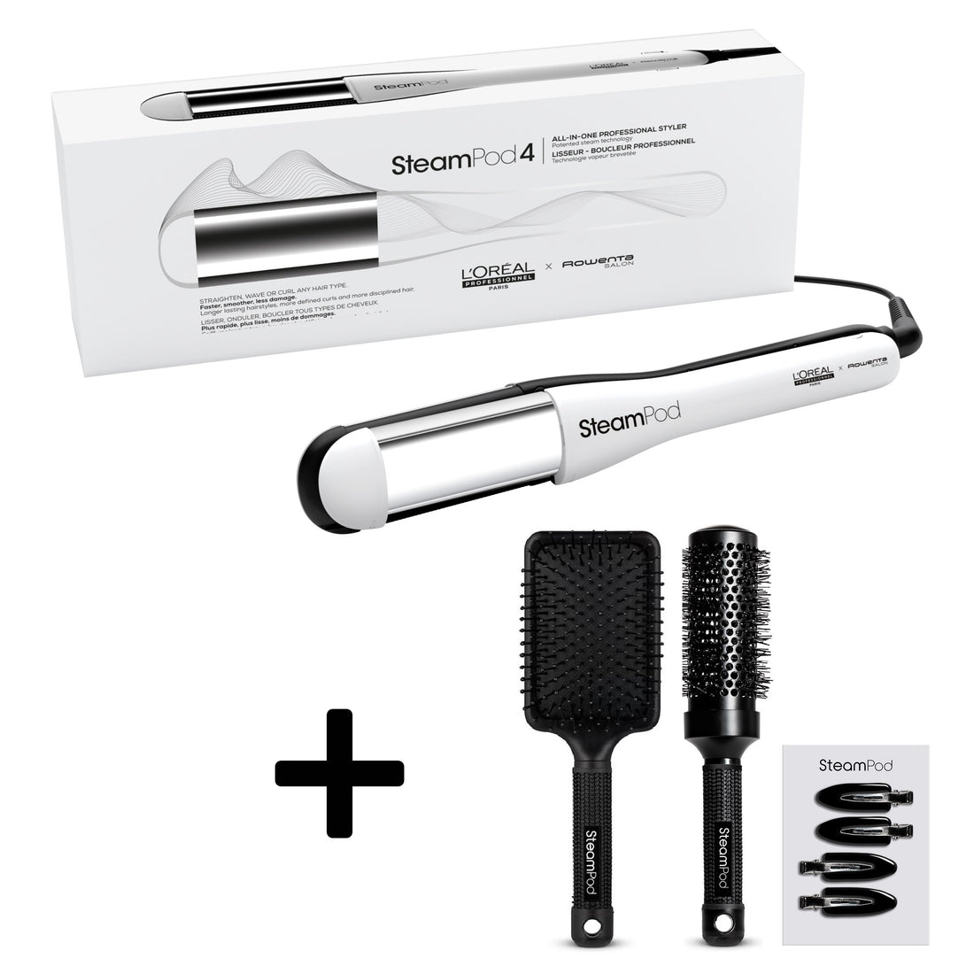 SteamPod 4.0 Steam Hair Straightener & Styling Tool + Free Gift