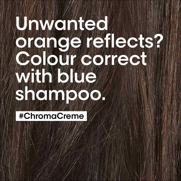 Serie Expert Chroma Crème neutralizing cream shampoo | light to medium brown hair 300ml