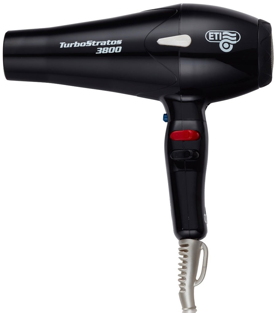 ETI Turbo Stratus 3800 Hairdryer Black Peter Mark