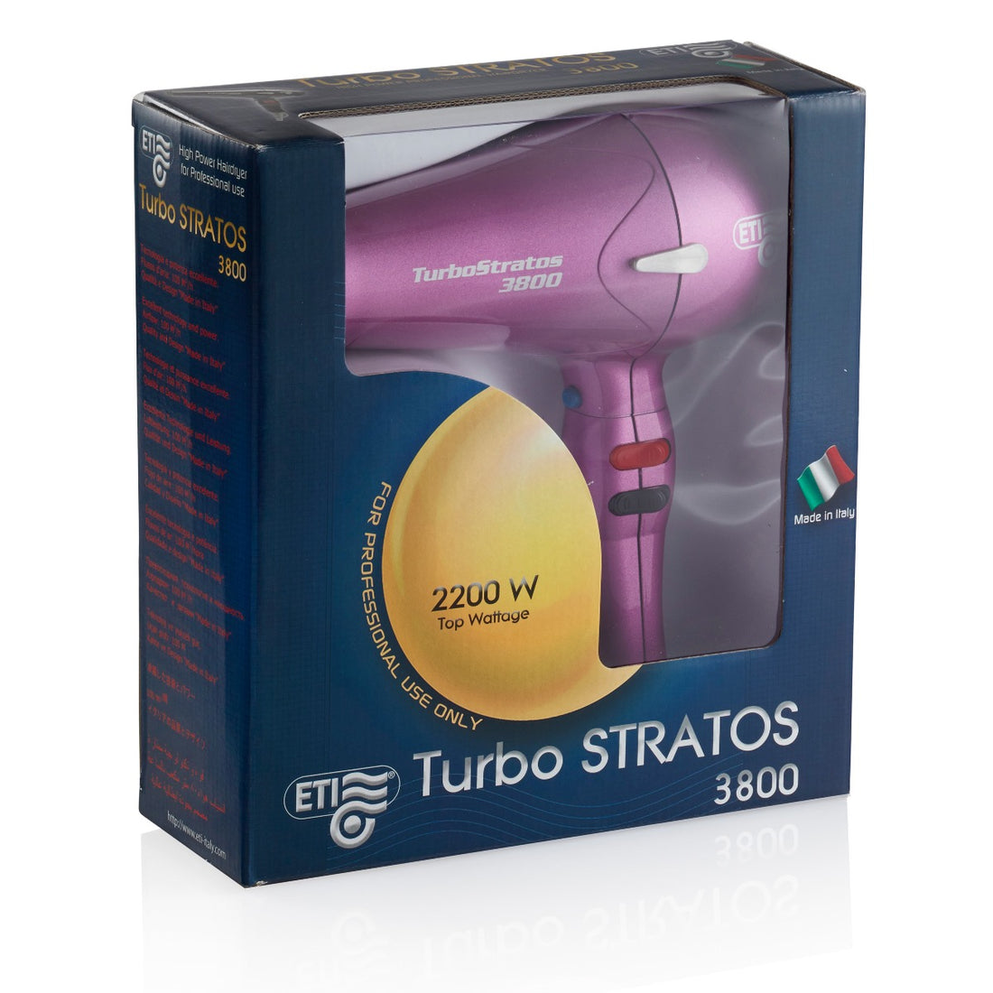 ETI Turbo Stratus 3800 Hairdryer Pink