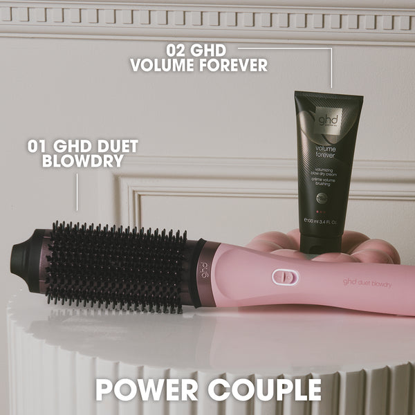 ghd Duet Blowdry Limited Edition Hair Dryer Brush in Dusted Pink