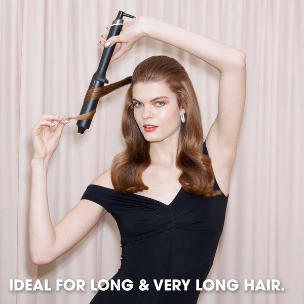 ghd Chronos Curve Max Wand Festive Gift Set (38mm Barrel) in Black