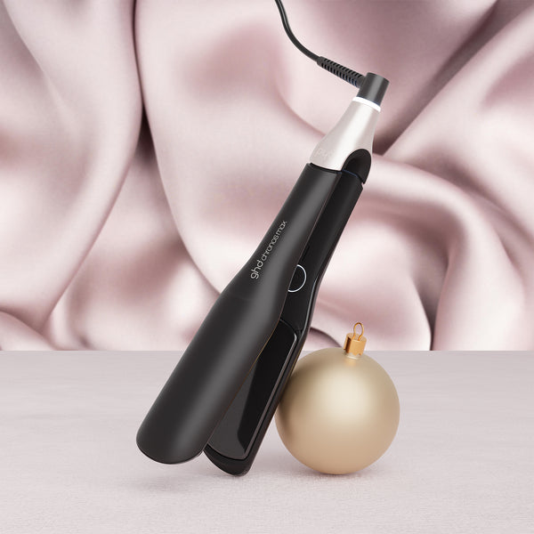 ghd Chronos Max Best Wide Plate Hair Straightener Festive Gift Set in Black