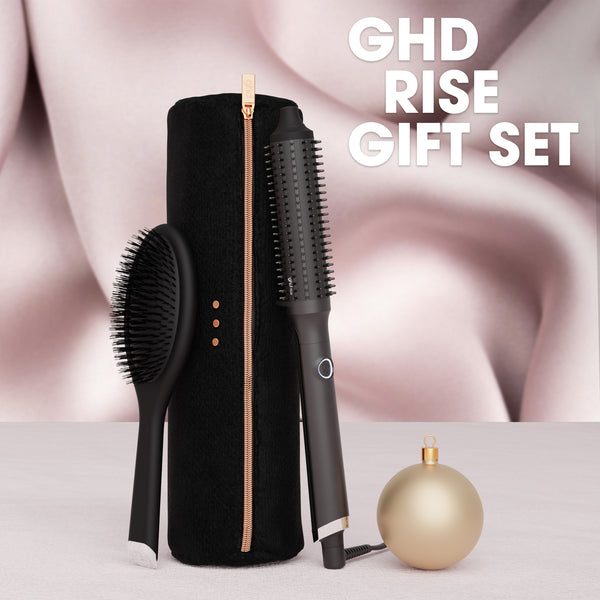 ghd Rise Volumising Hot Brush Festive Gift Set in Black