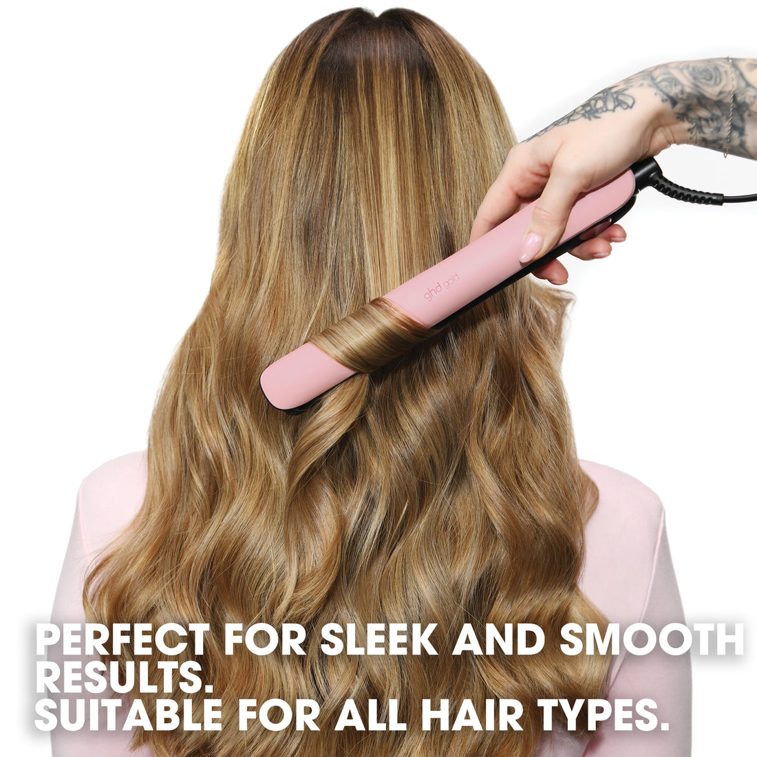 ghd Gold Limited Edition Hair Straightener in Dusted Pink