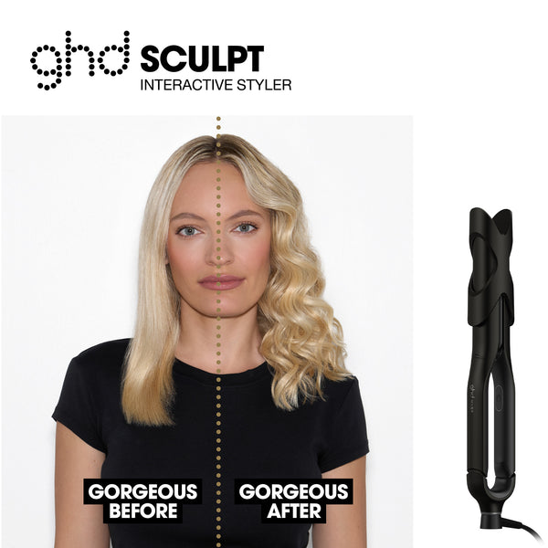 ghd Sculpt Interactive Hair Straightener - In Black