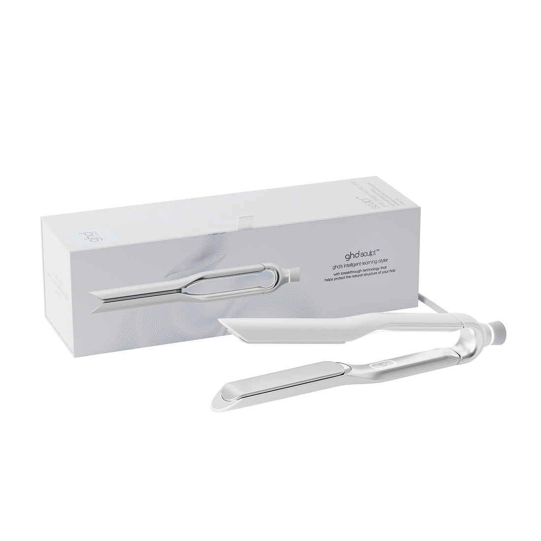 ghd Sculpt Interactive Hair Straightener - In White