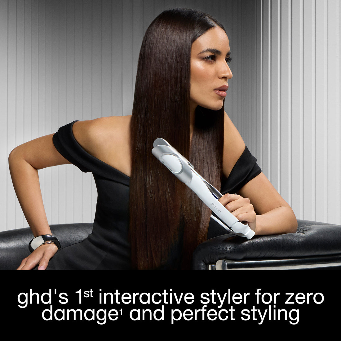 ghd Sculpt Interactive Hair Straightener - In White