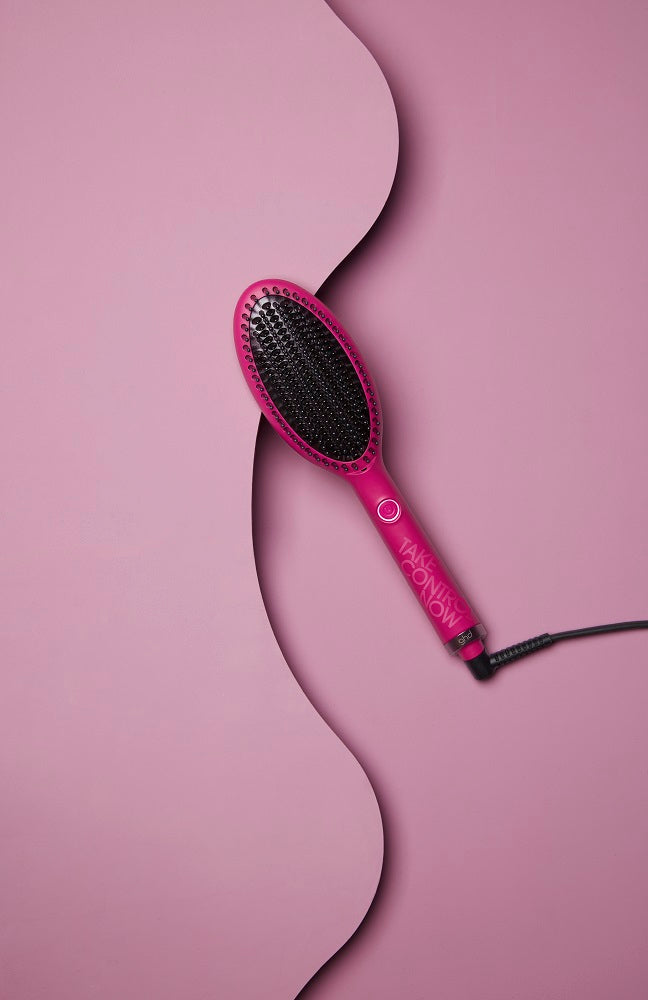 ghd Glide Hot Brush – Pink Charity Edition