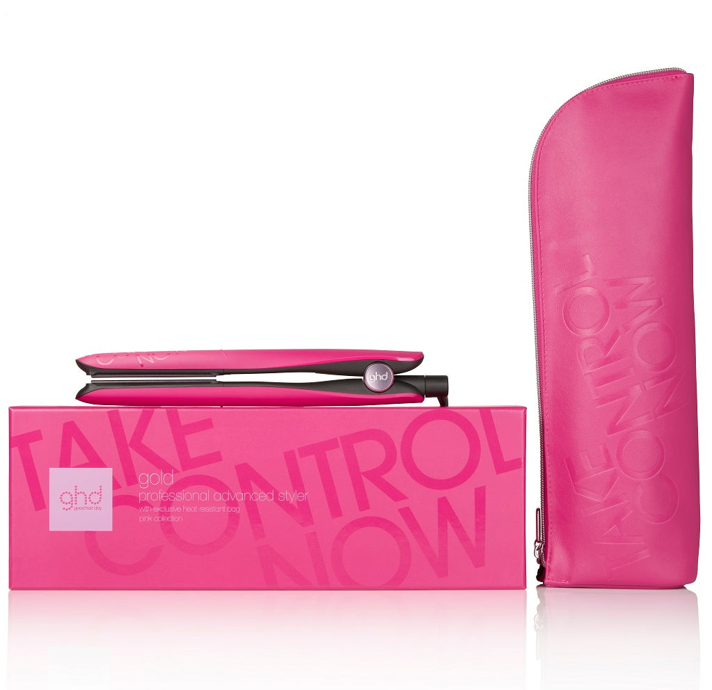 ghd Gold Hair Straightener – Pink Charity Edition