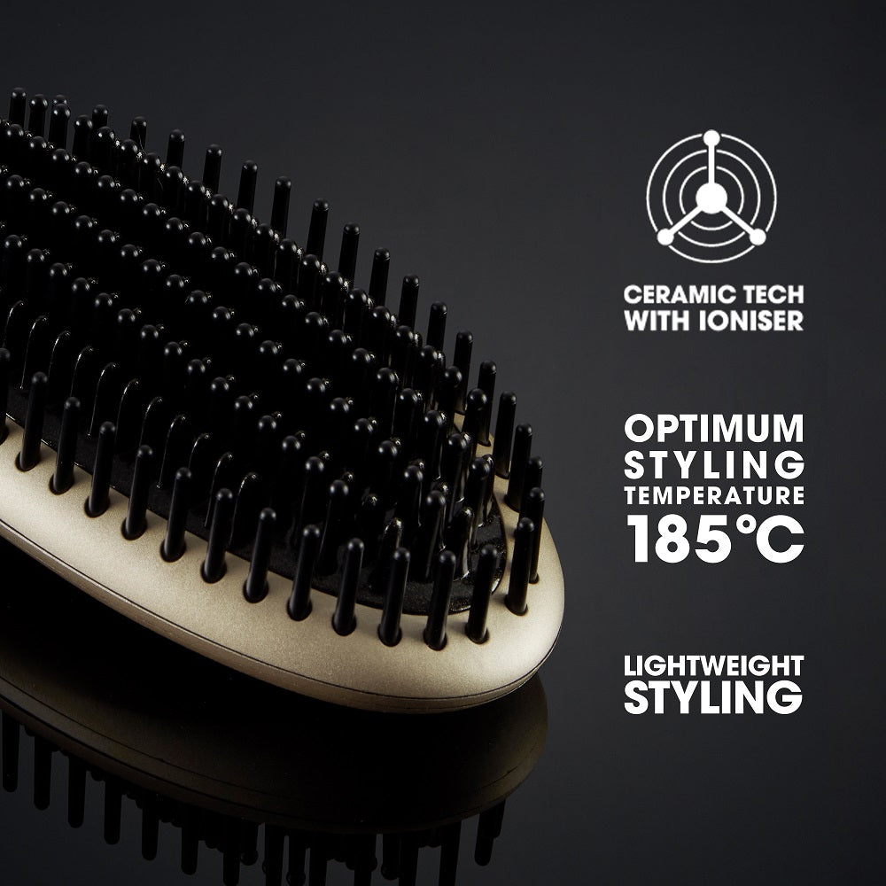 ghd Glide Hot Brush | Limited Edition Champagne Gold