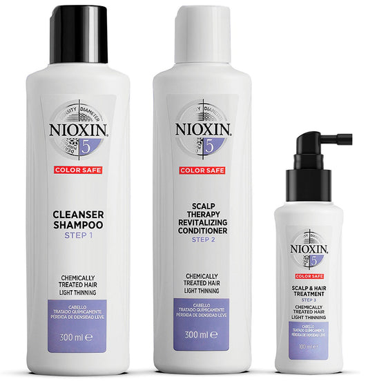 Nioxin System 5 Kit Nioxin System 6 Kit Shampoo 300ml Conditioner 300ml Treatment 100ml