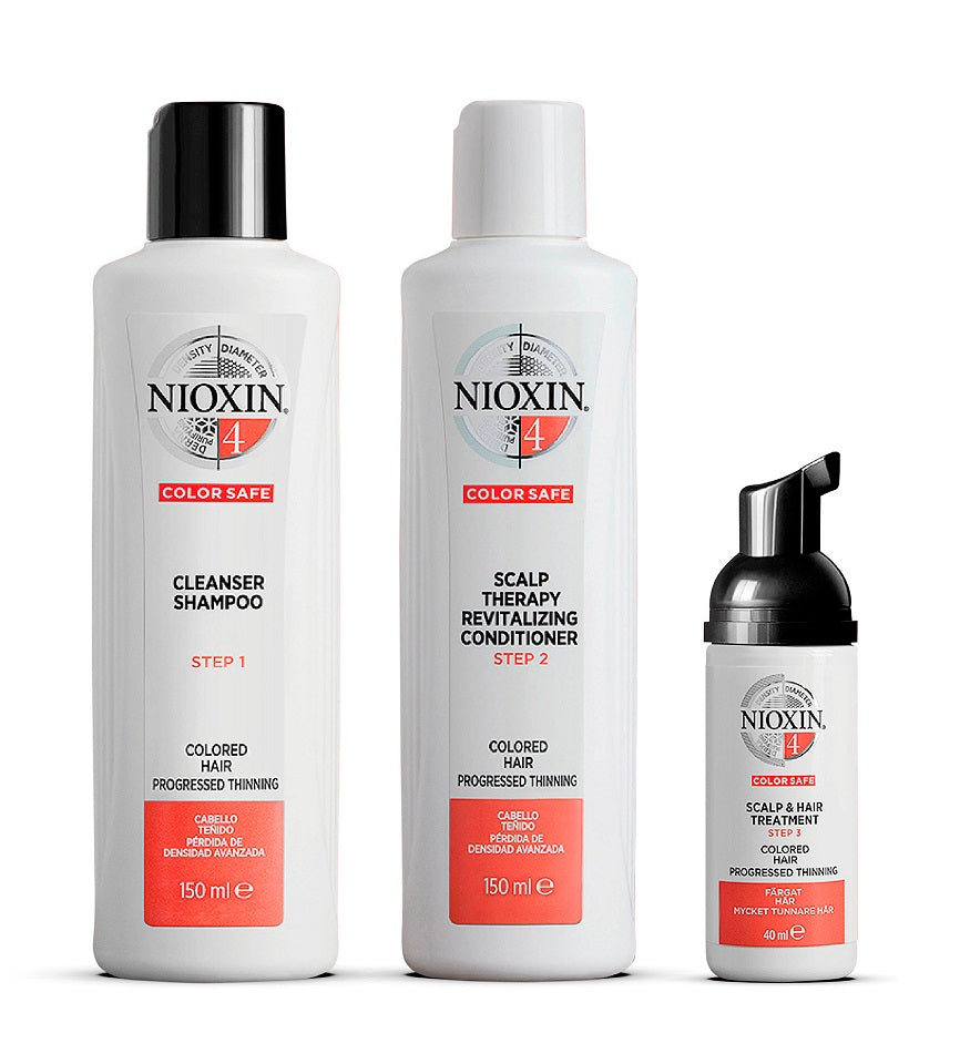 Nioxin System 4 Kit Shampoo 150ml Conditioner 150ml Treatment 40ml