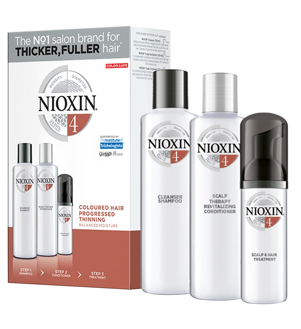 Nioxin System 4 Kit Kit Shampoo 300ml Conditioner 300ml Treatment