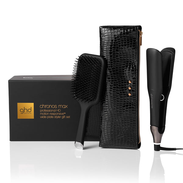 ghd Chronos Max Best Wide Plate Hair Straightener Festive Gift Set