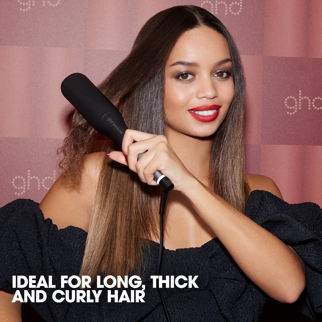 ghd Chronos Max Best Wide Plate Hair Straightener Festive Gift Set