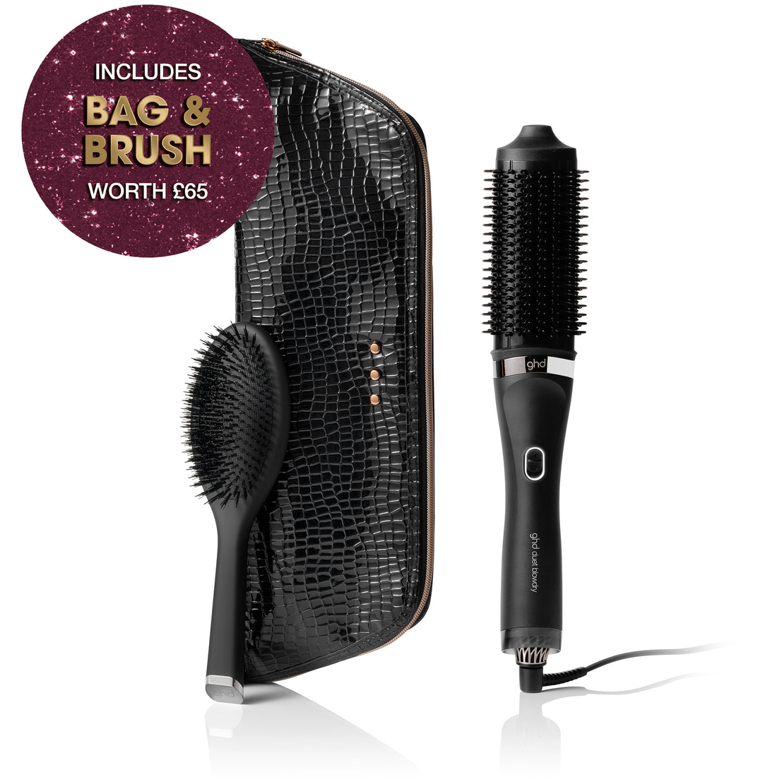 ghd Duet Blowdry Hair Dryer Brush Festive Gift Set