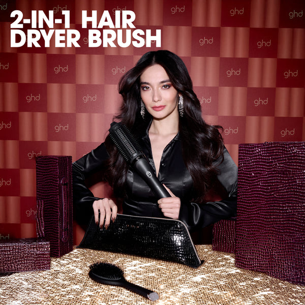 ghd Duet Blowdry Hair Dryer Brush Festive Gift Set