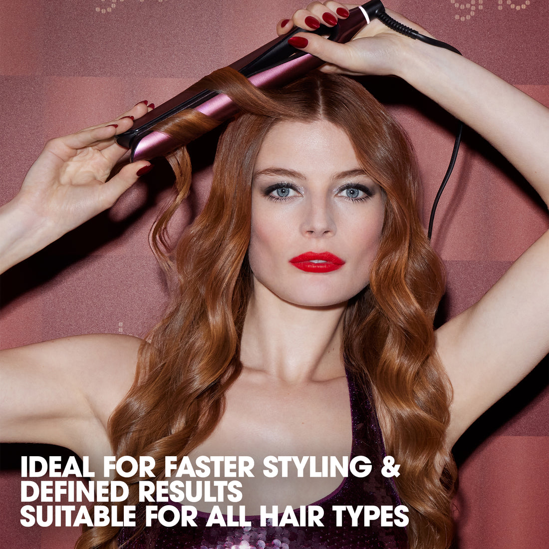 ghd Delux Hair Dryer and Straightener Gift Set In Cherry Chic