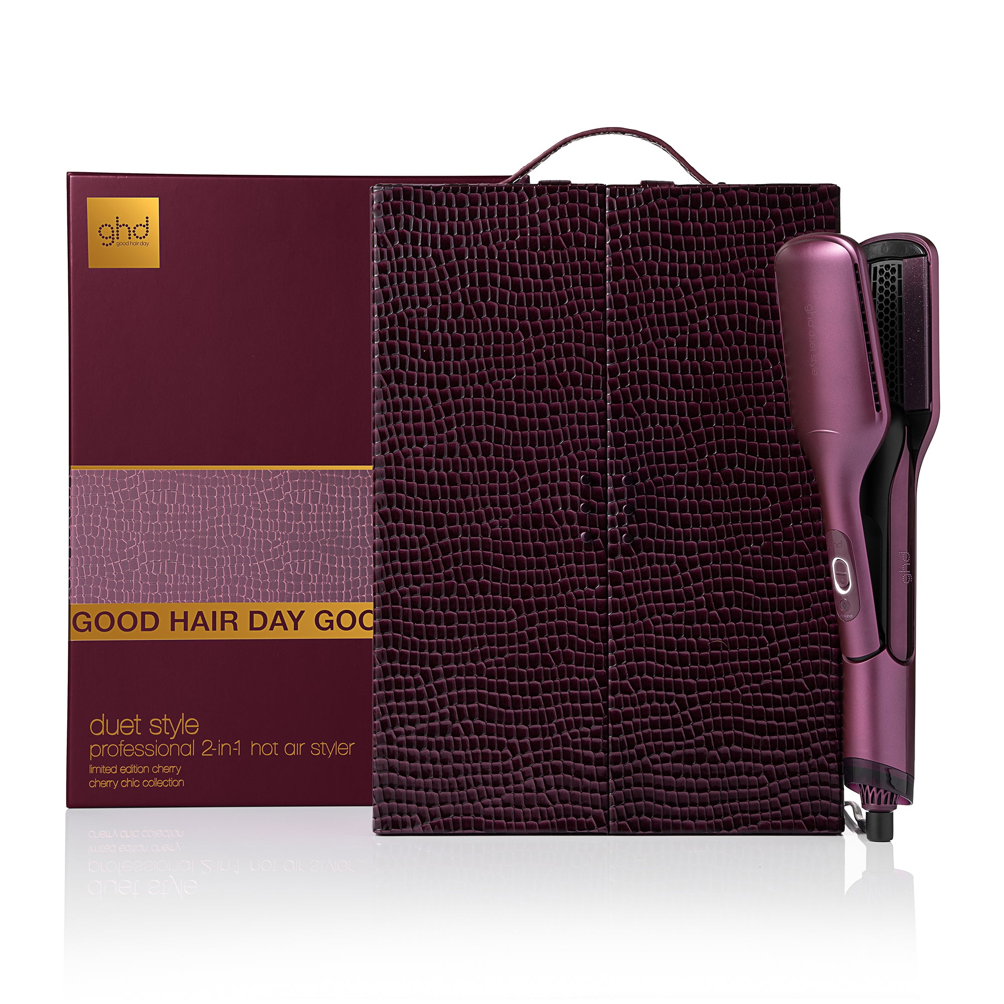 ghd Duet 2-in-1 Hot Air Styler In Cherry Chic – Peter Mark
